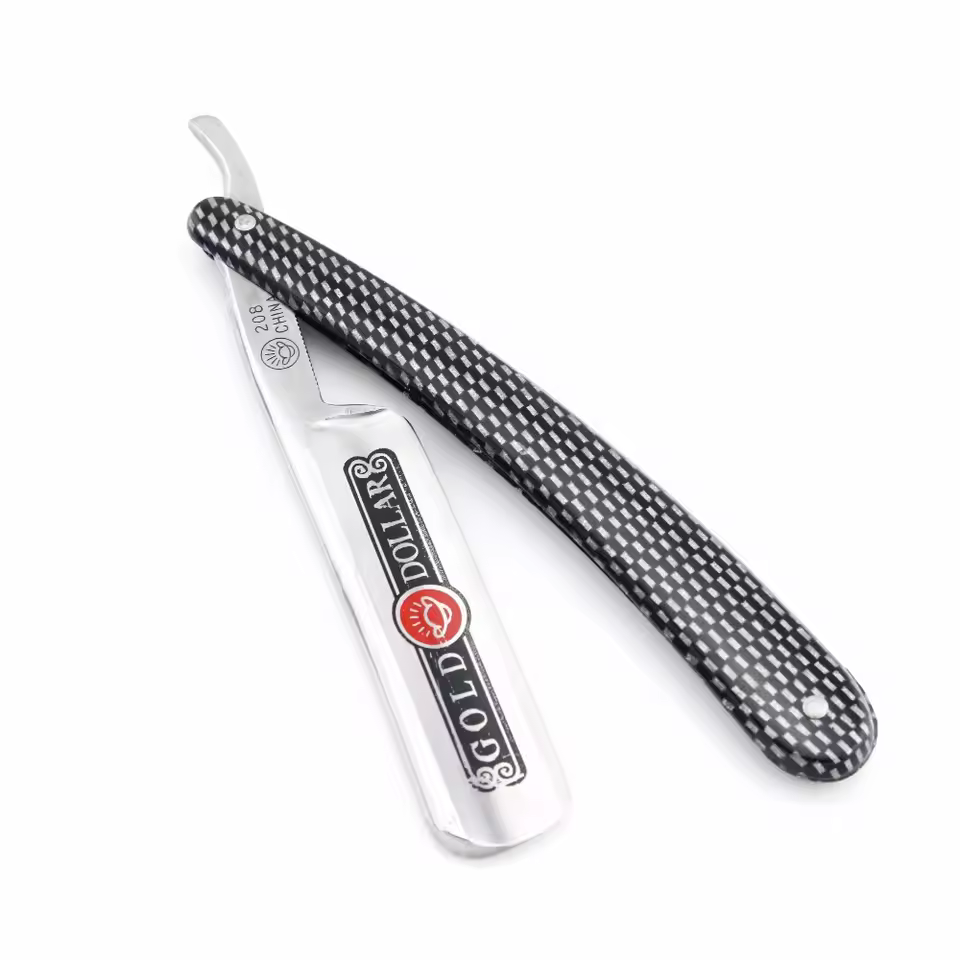Straight Razor Safety - Altın Dolar Profesyonel Düz Berber Tıraş