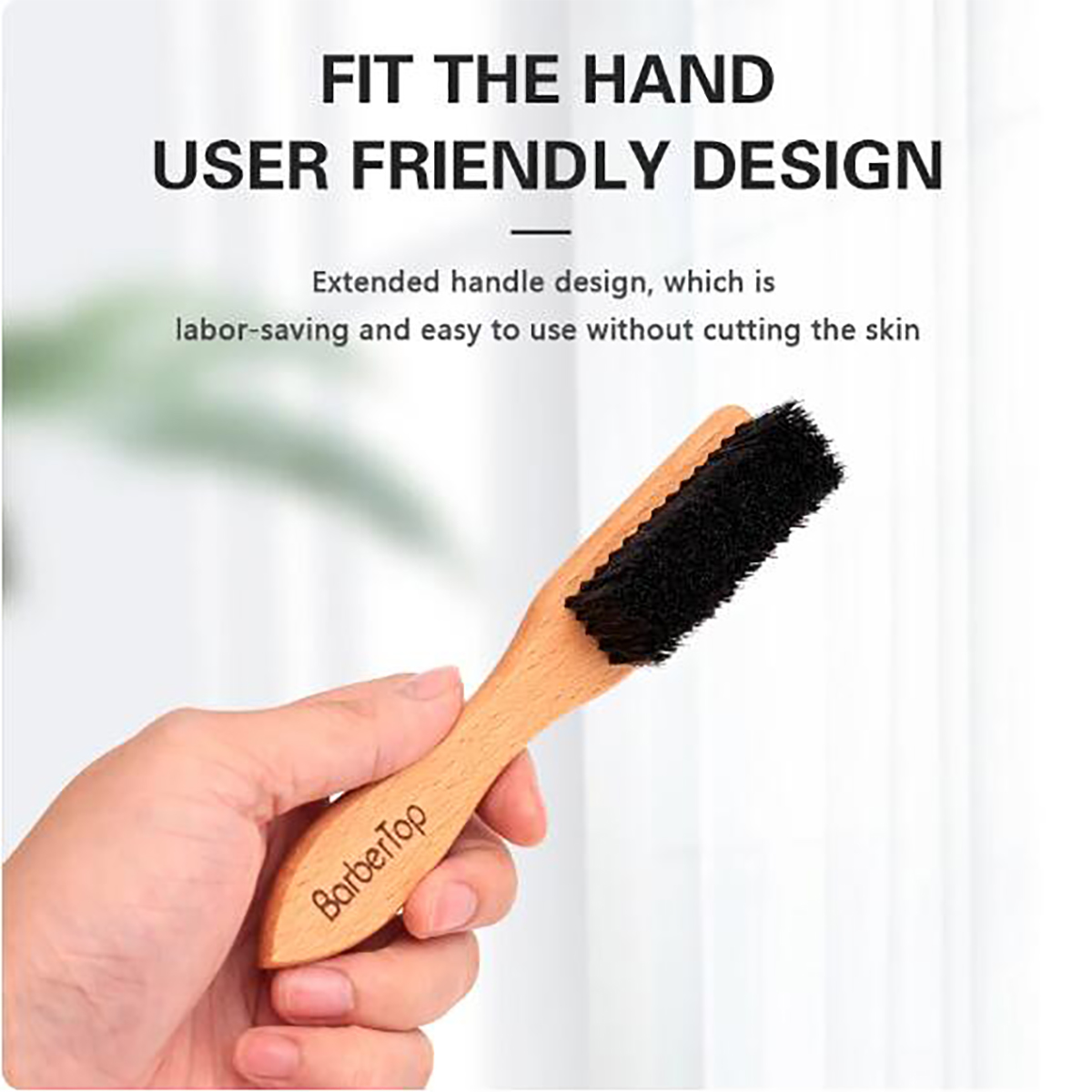 Men'S Grooming Hair - Berber Ahşap Saplı Domuzu Kıl Sakal