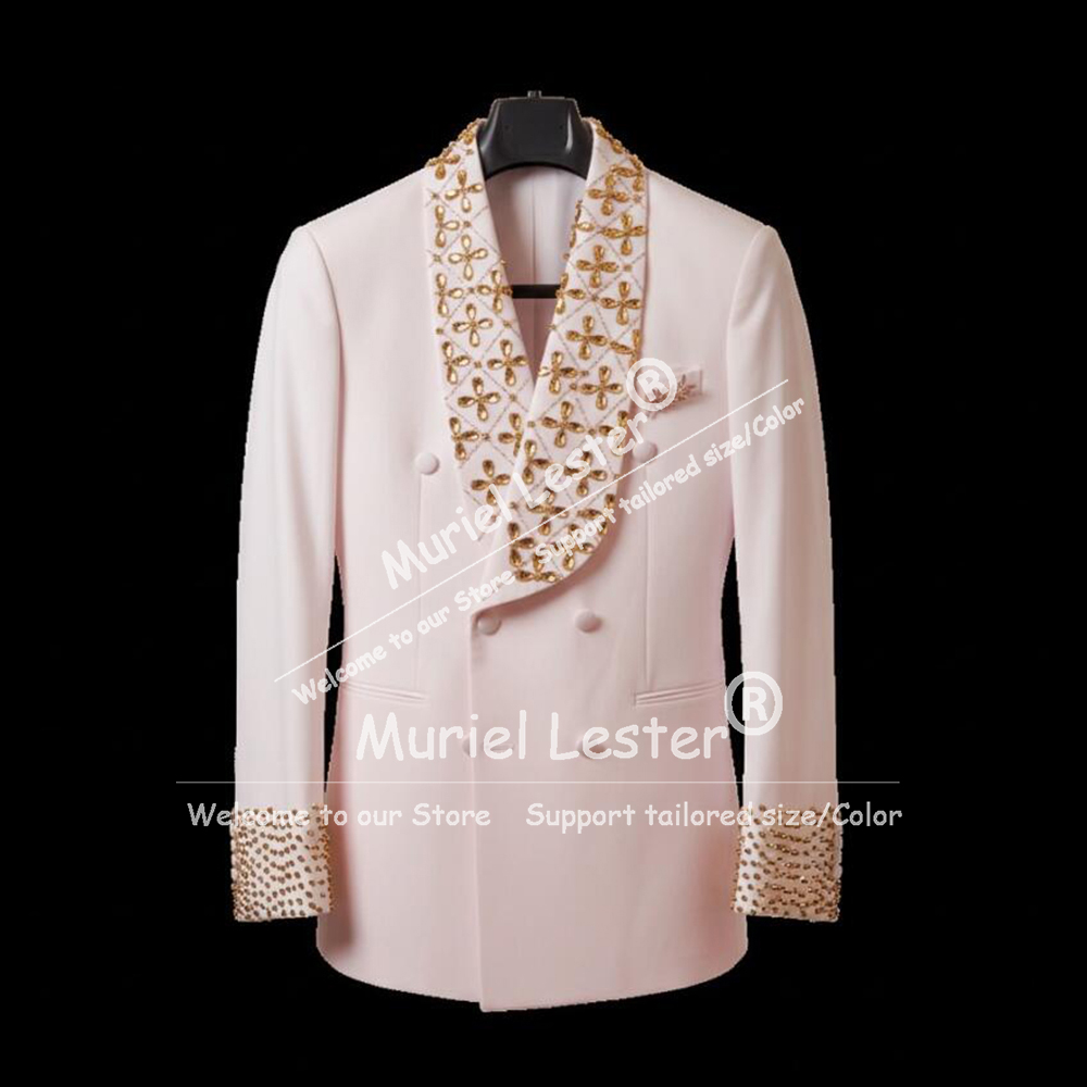 Men'S Grooming Set - Zarif Erkek Takım Elbise Ceketleri Rhinestone