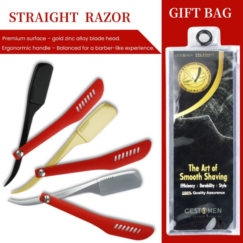 Straight Razor Safety - Yeni Tip Çinko Alaşım Berber Manuel