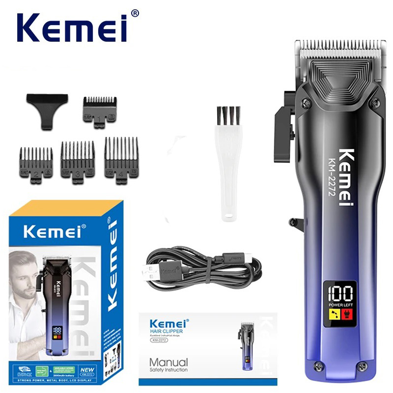 Mens Grooming Barber - Kemei Elektrikli Saç Kesme Makinesi Berber