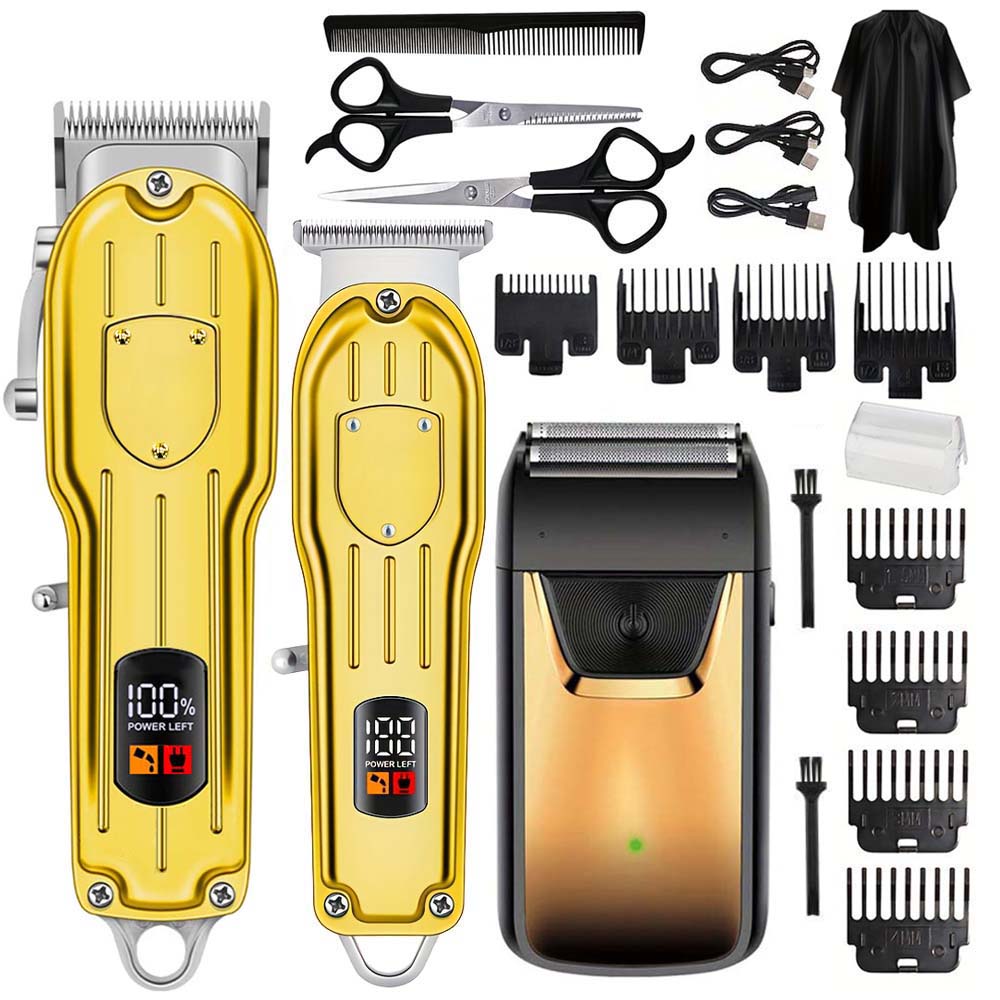 Men'S Grooming Set - LCD Ekranlı Profesyonel Saç Kesme Makinesi