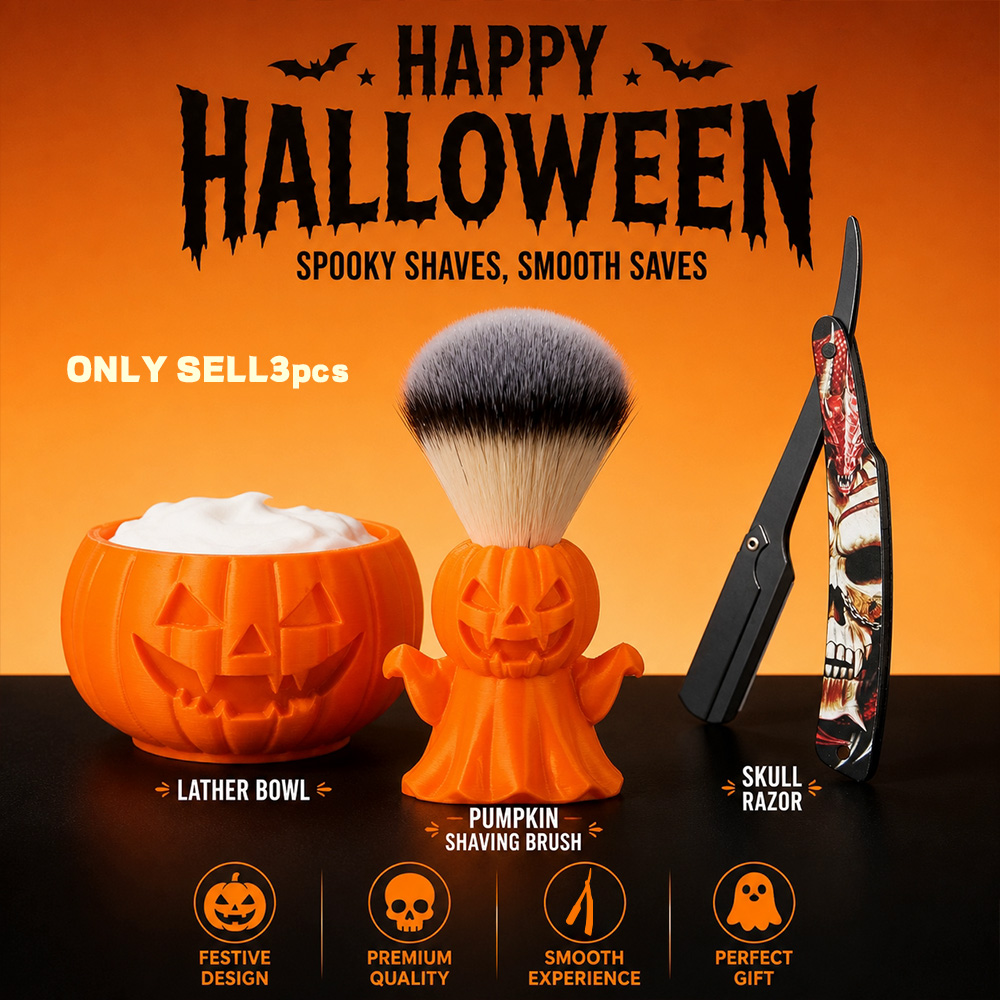 Men'S Grooming Blade - 3 Parçalı Cadılar Bayramı Erkekler İçin