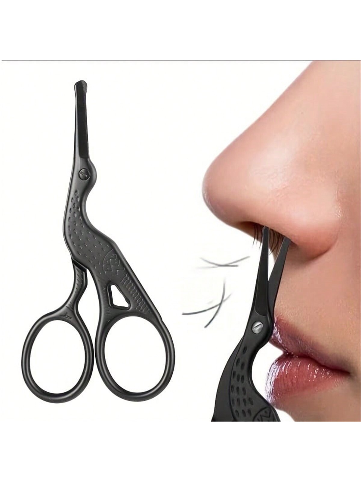 Nose Hair Trimmer - Burun Kılı Makası, Paslanmaz Çelik Yuvarlak