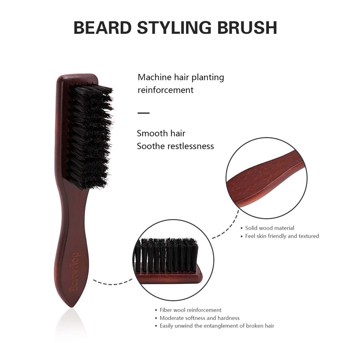 Berber Ahşap Saplı Domuzu Kıl  - Men'S Grooming Hair incelemesi ve fiyatı