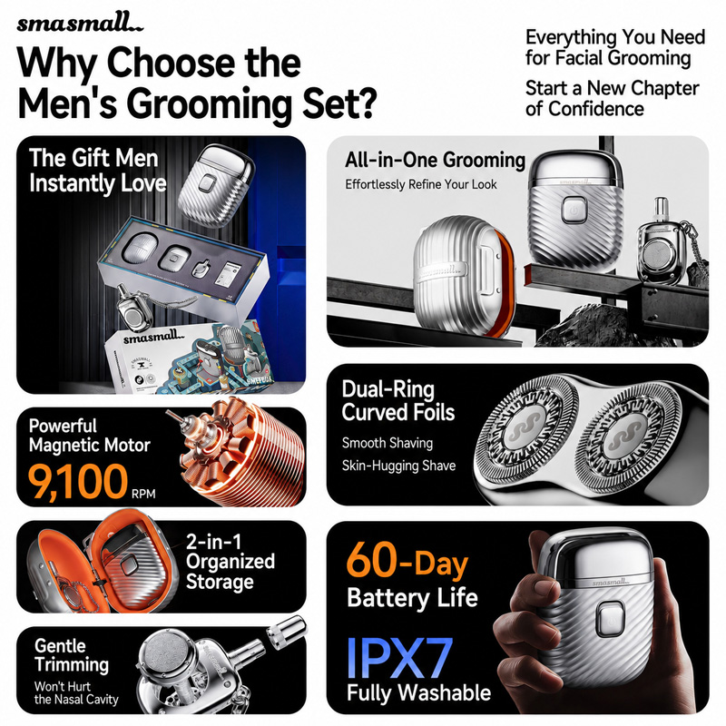 SMASMALL Matebox 3'ü 1 Arada M - Men'S Grooming Blade incelemesi ve fiyatı