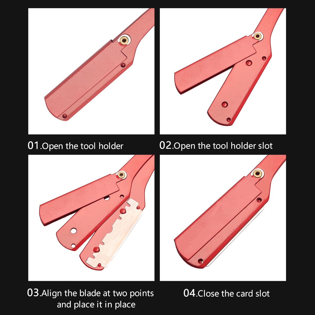 Salon berber jileti manuel ren - Straight Razor Safety incelemesi ve fiyatı